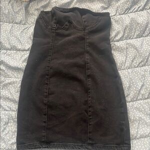 Black Strapless Dress